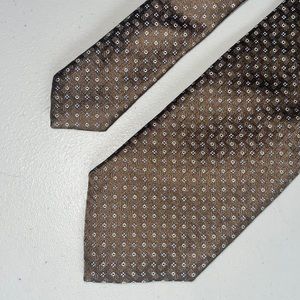 Corneliani I geometrical pattern silk tie made in Italy